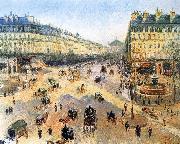 Camille Pissarro Theater Square, the French winter morning Germany oil painting artist